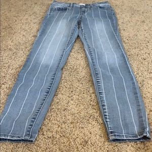 Striped, crop RSQ jeans from Tillys size kids 12